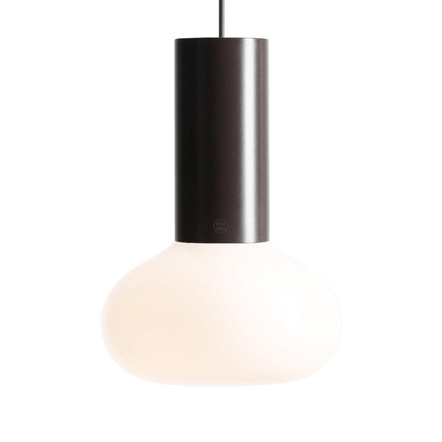 FLO OPAL GLASS ORB SMALL PENDANT LIGHT MOKKA - DYKE & DEAN