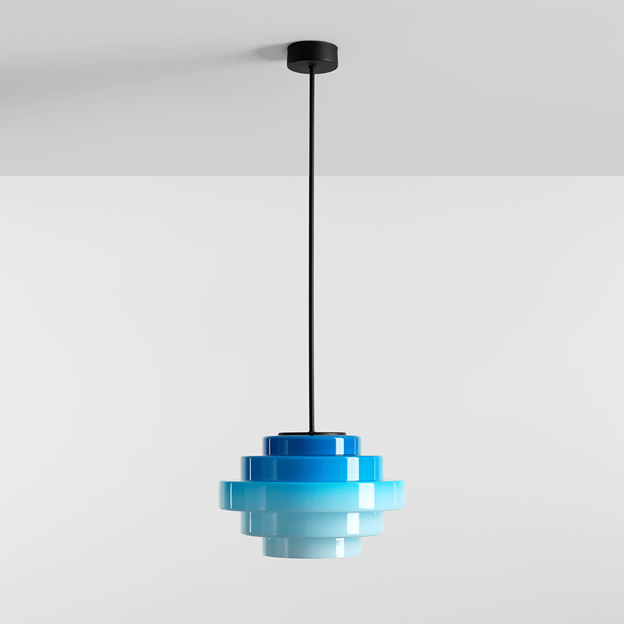 JELLY PENDANT LIGHT BLUE 280 LARGE - DYKE & DEAN