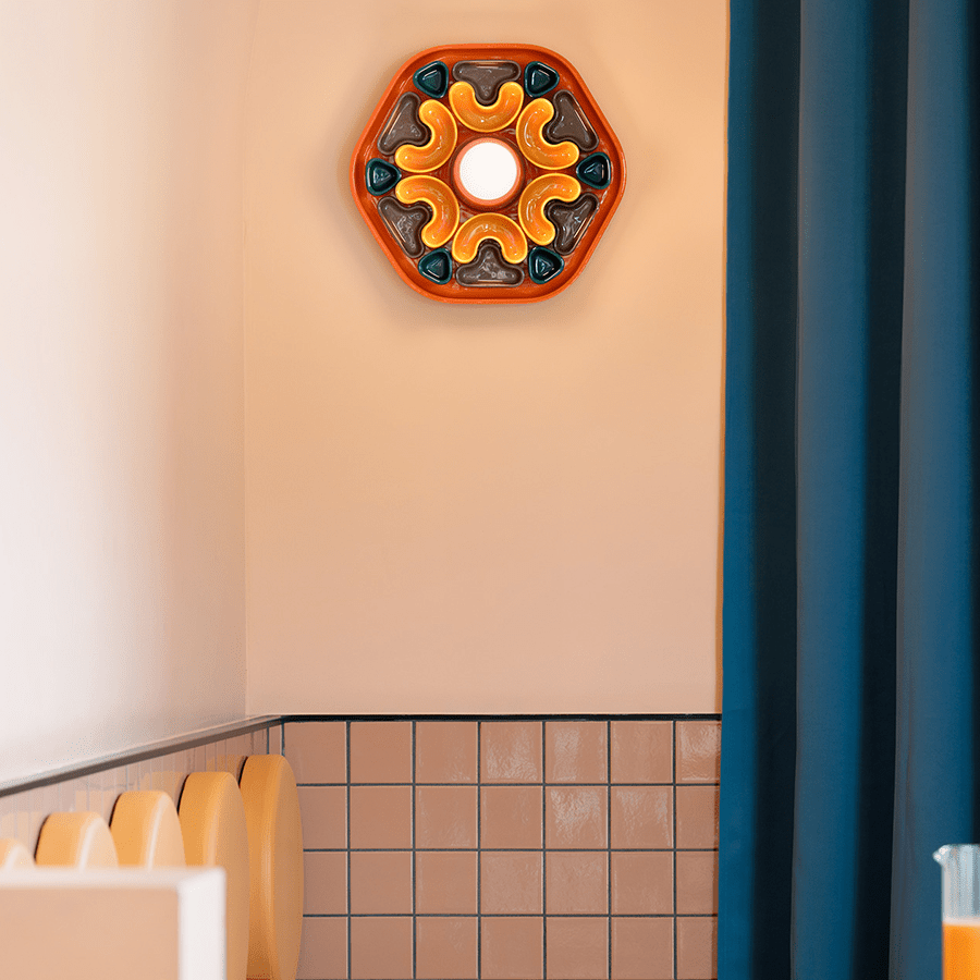 PHYTIA CERAMIC SCONCE WALL LIGHT - DYKE & DEAN