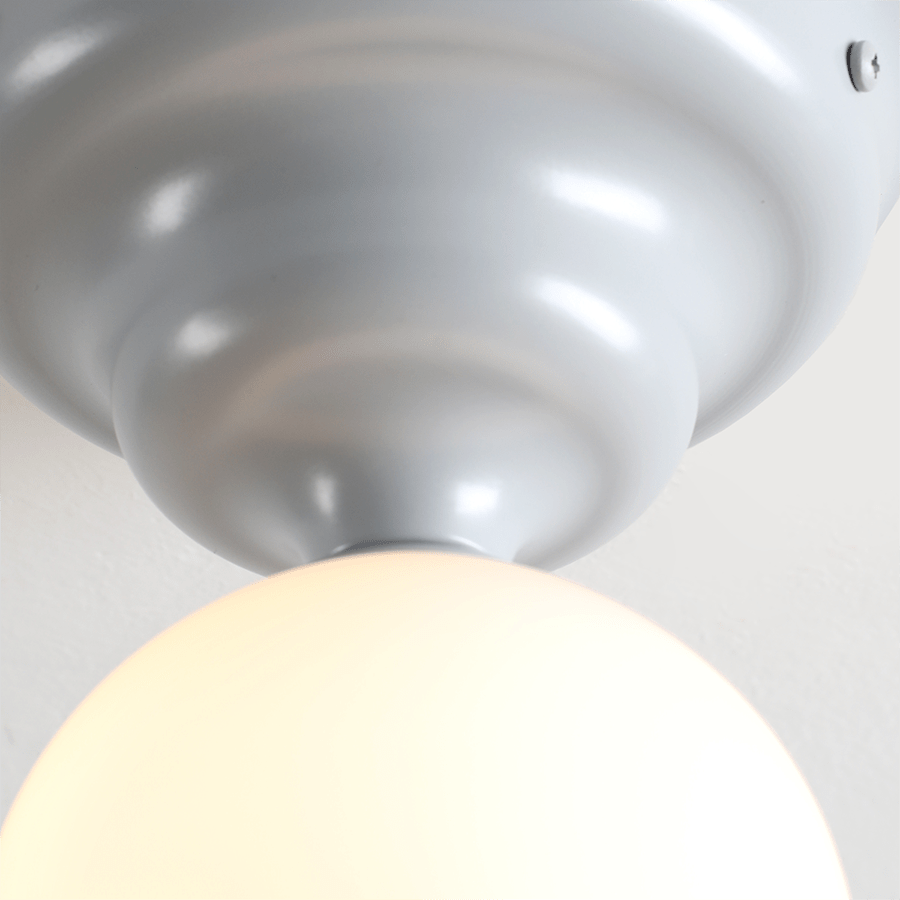WAVE FIXED CEILING LIGHT GREY SMALL - DYKE & DEAN