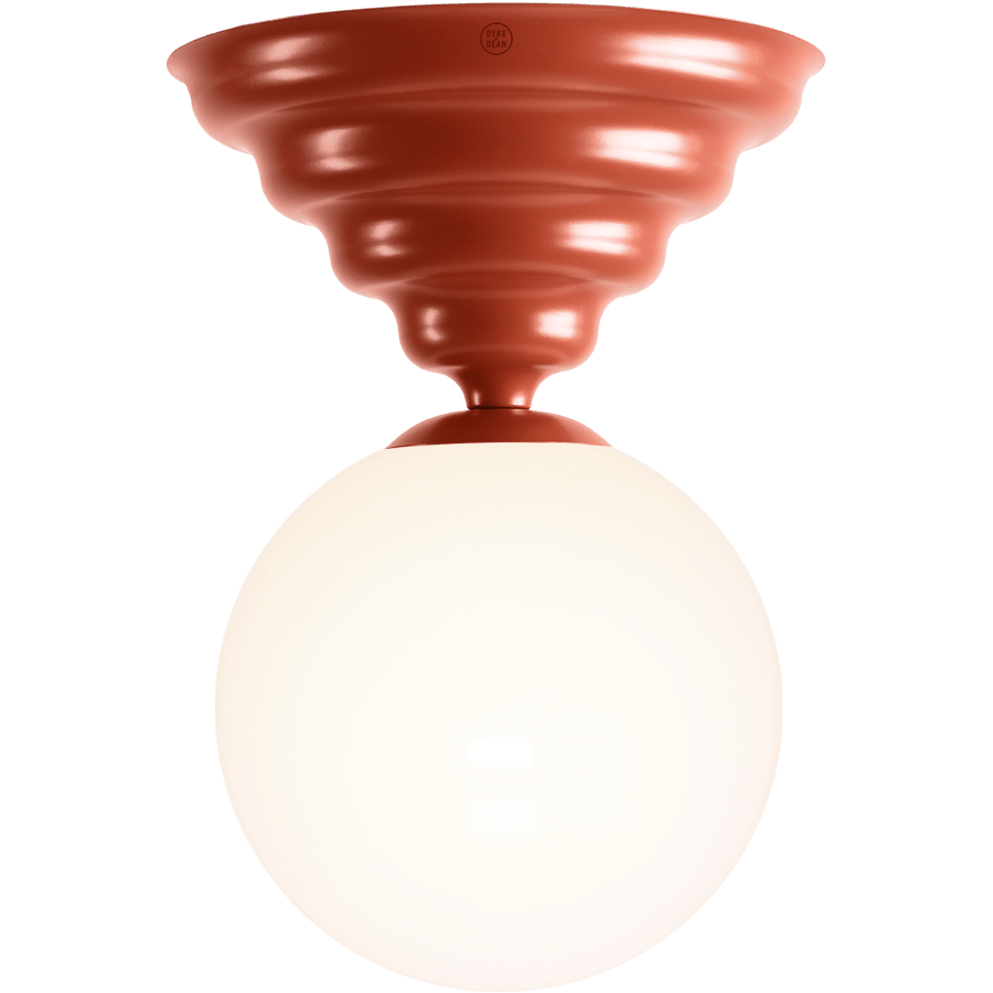 WAVE FIXED CEILING LIGHT RED - DYKE & DEAN