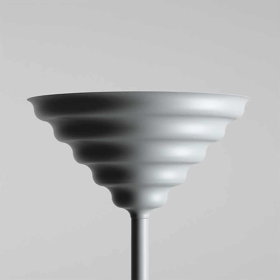 WAVE FLOOR UP LIGHTER LIGHT GREY SMALL - DYKE & DEAN