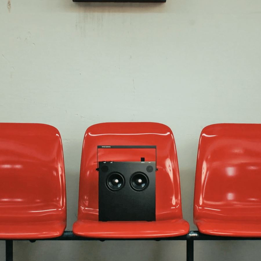 OB-4 HØJTTALER RADIO ORANGE