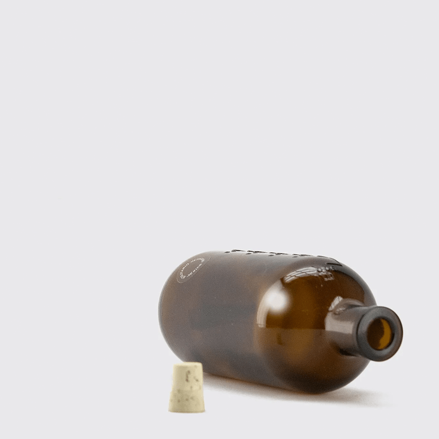 500ML AMBER GLASS BOTTLE - DYKE & DEAN