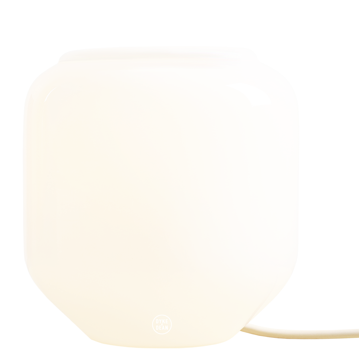 FLASK COTTON WHITE TABLE & FLOOR GLASS LIGHT