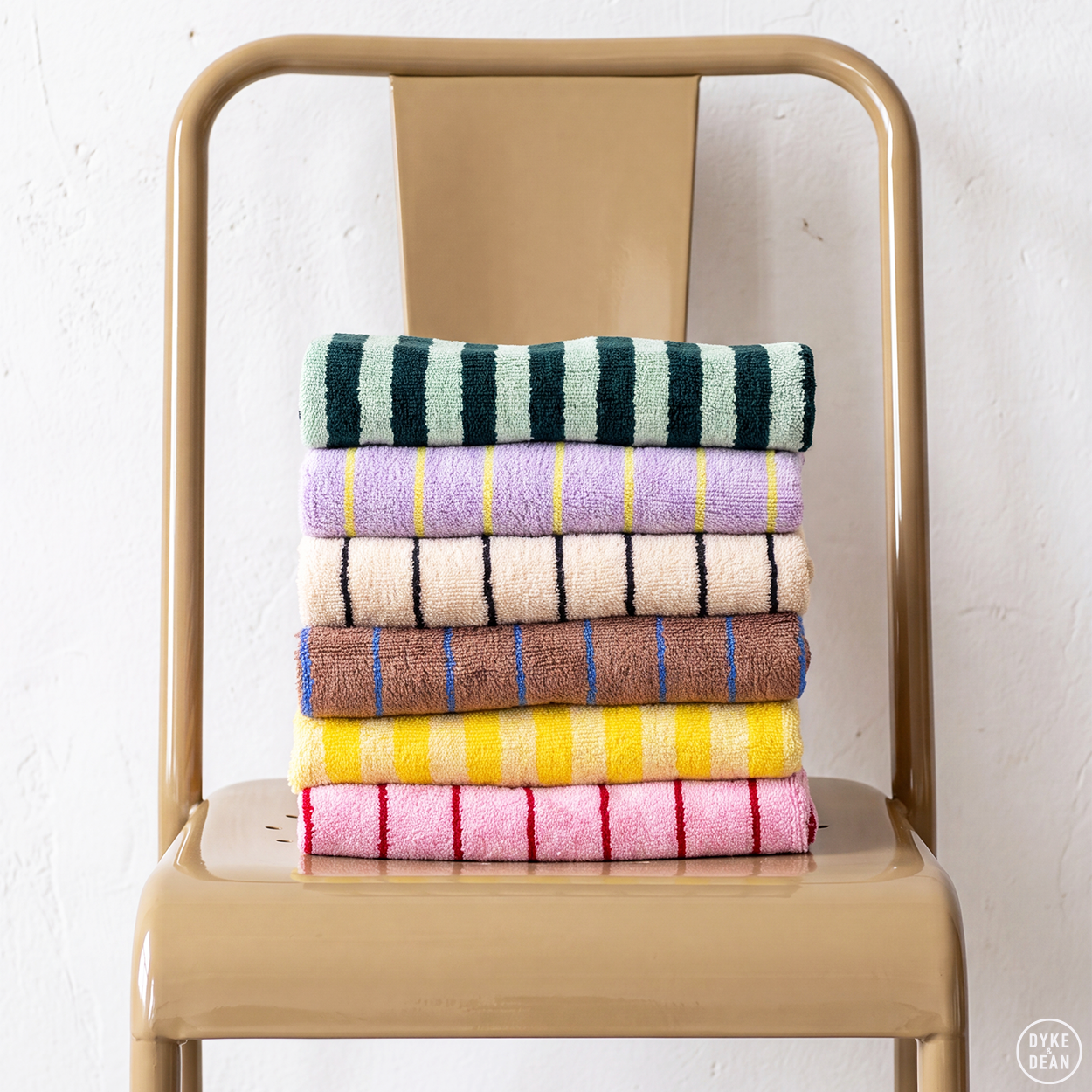 NARAM BATH TOWELS CREAM & INK