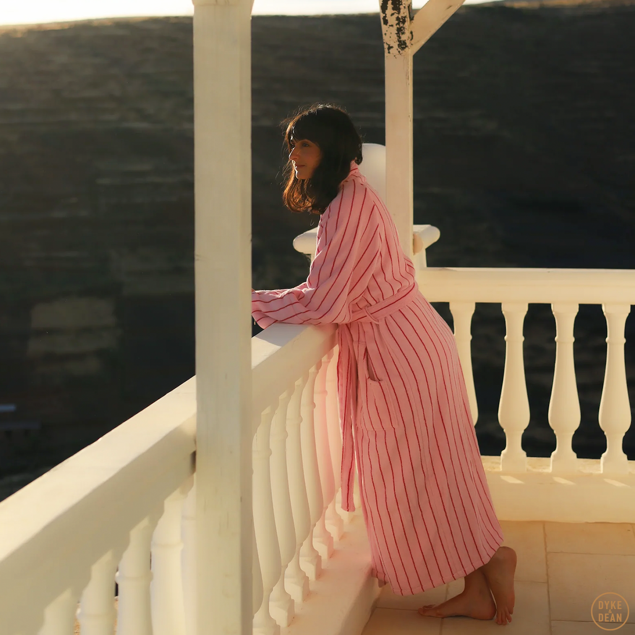 NARAM BATH ROBE BABY PINK & SKI PATROL