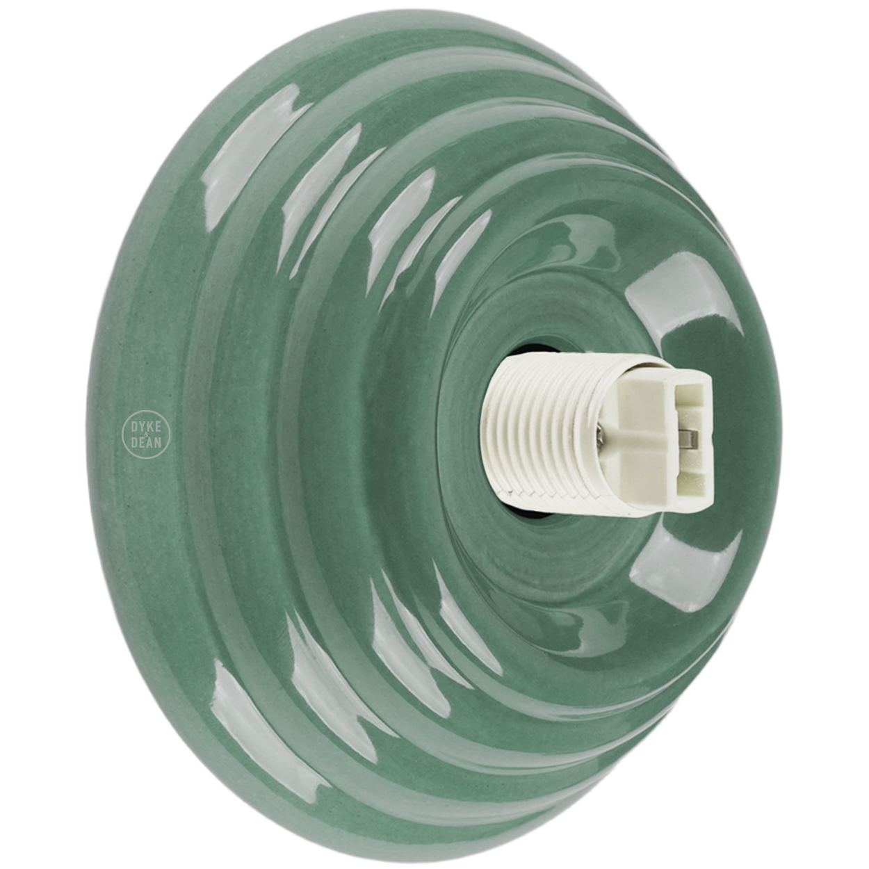 MOSS GREEN CERAMIC SCONCE WATERPROOF OPAL GLOBE WALL LIGHT