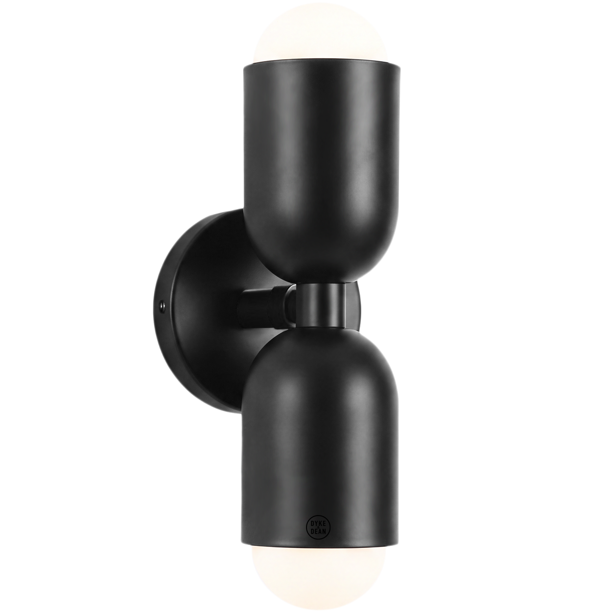 DOUBLE WALL SCONCE LIGHT BLACK