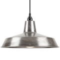 DYKE & DEAN PENDANT LAMPSHADE RAW METAL WITH BULB HOLDER