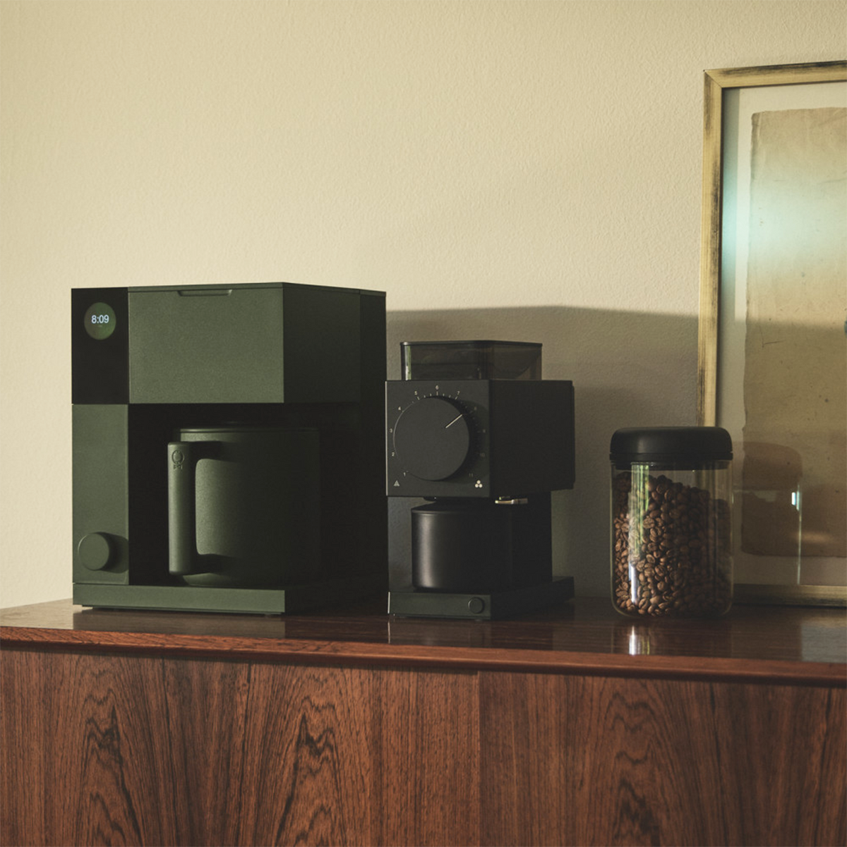 FELLOW WOODLAND GREEN AIDEN PRECISION COFFEE MAKER