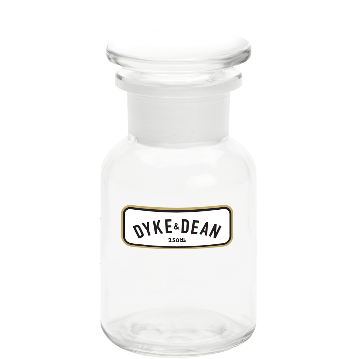 DYKE & DEAN APOTHECARY JAR CLEAR GLASS 250ML