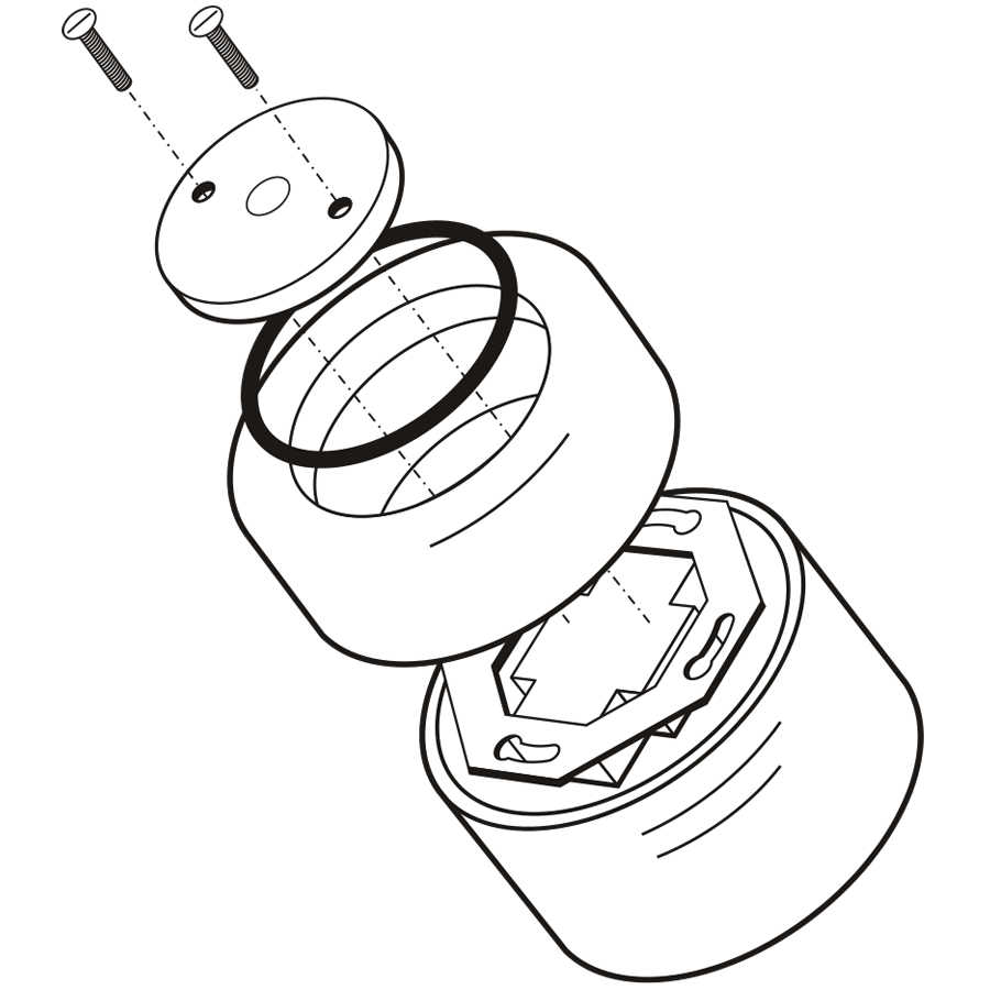 OVERFLADE PORCELÆN FORBINDELSESBOKS GRÅ