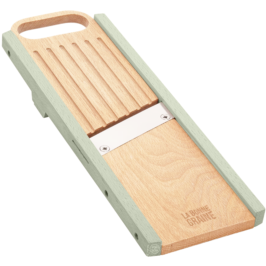 LA BONNE GRAINE WOODEN MANDOLIN KNIFE GREEN