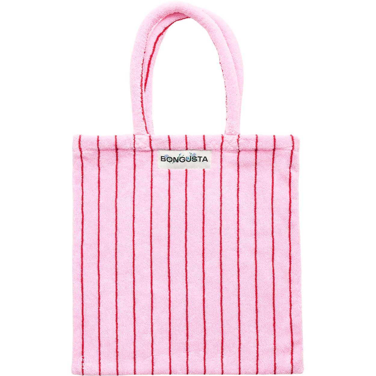 HÅNDKLÆDE STOF TOTE TASKE PINK