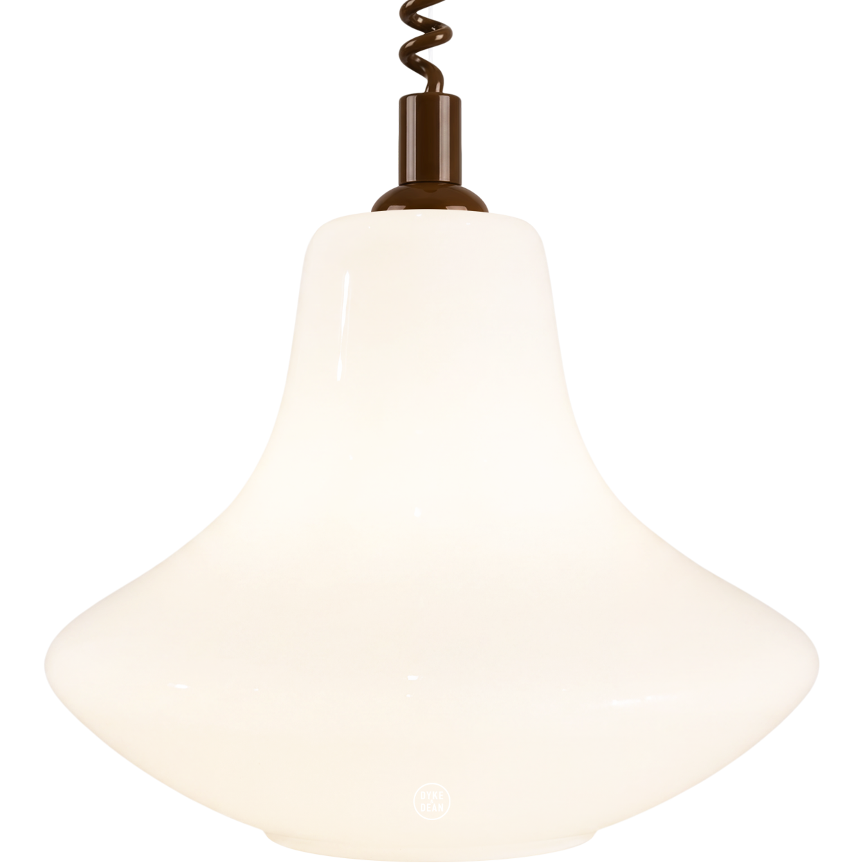 DANISH OPALINE RETRACTABLE CORD LIGHT