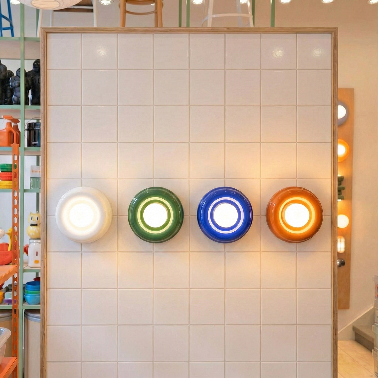 GREY ORBIT GLASS GLOBE WALL CEILING LIGHT