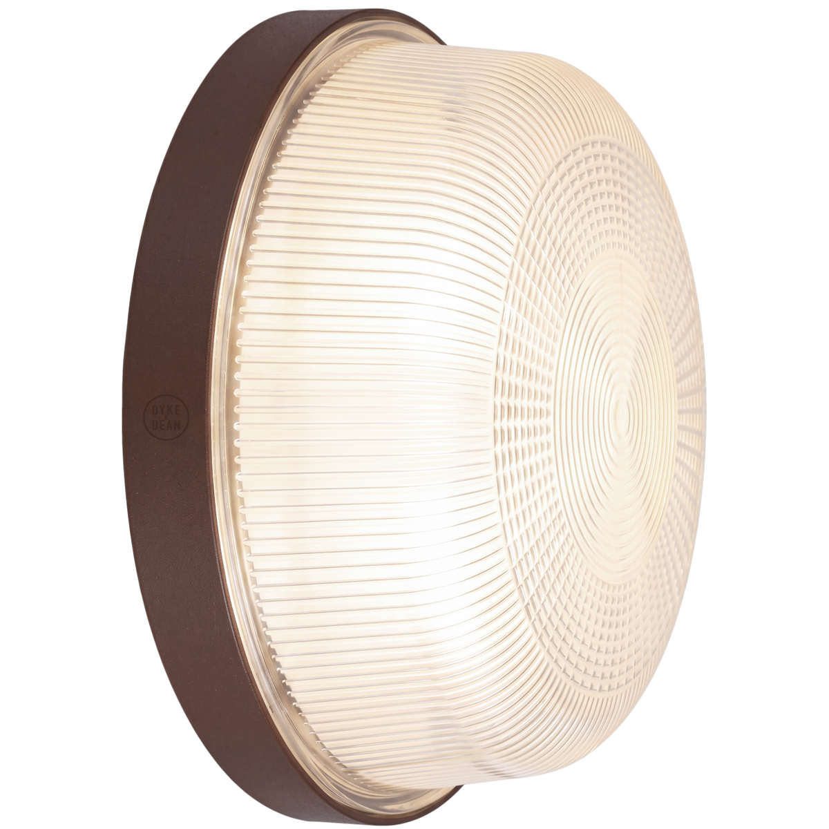 BROWN INDUSTRIAL ROUND WALL & CEILING BULKHEAD LIGHT