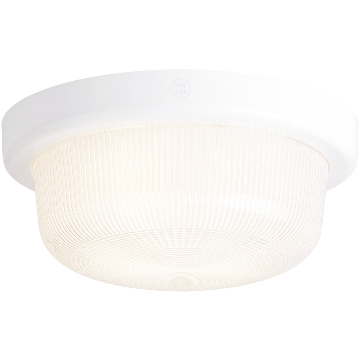 WHITE RIM ROUND WALL & CEILING BULKHEAD LIGHT