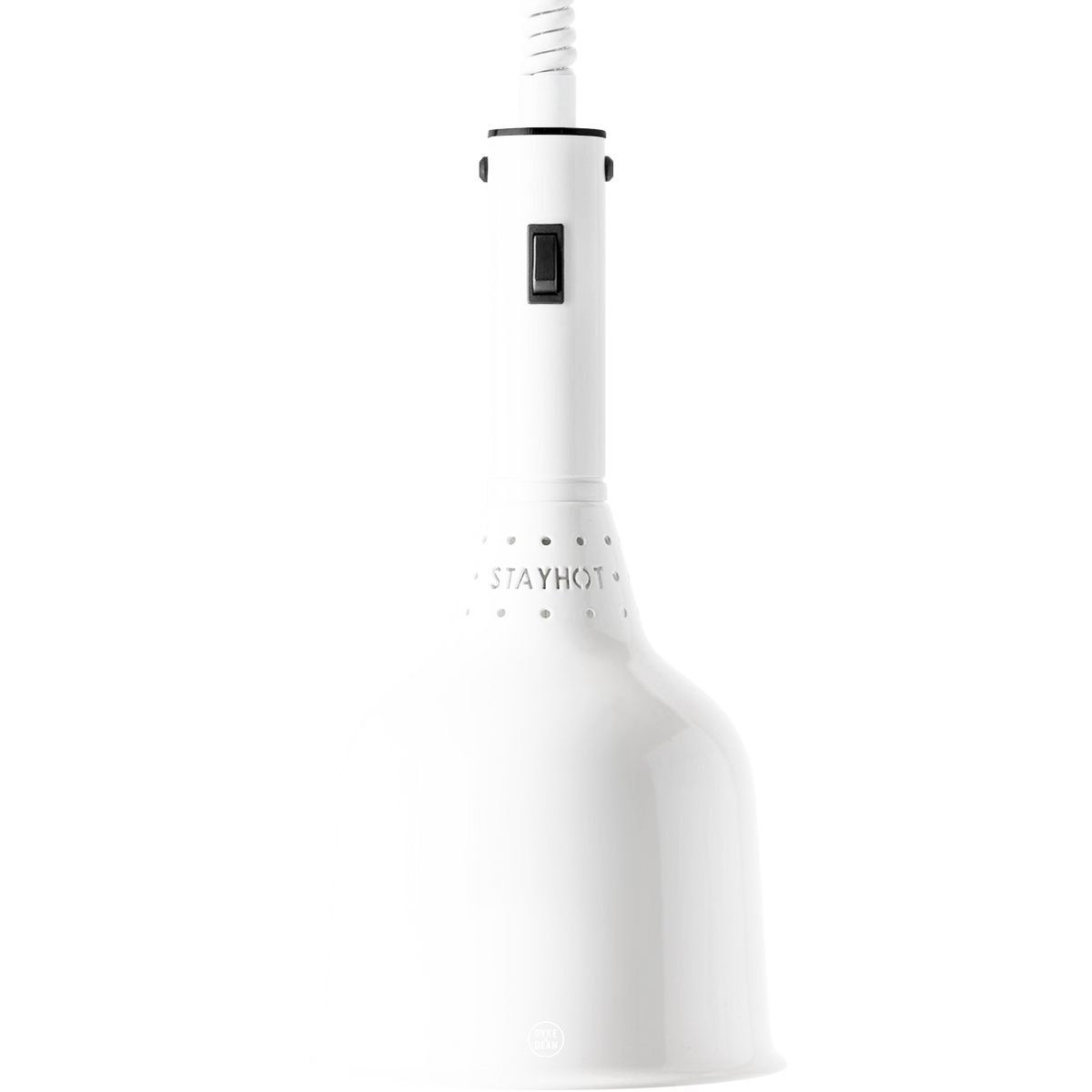 WHITE STAY HOT HEAT LAMP PENDANT CLASSIC 1224 RETRACTABLE CORD