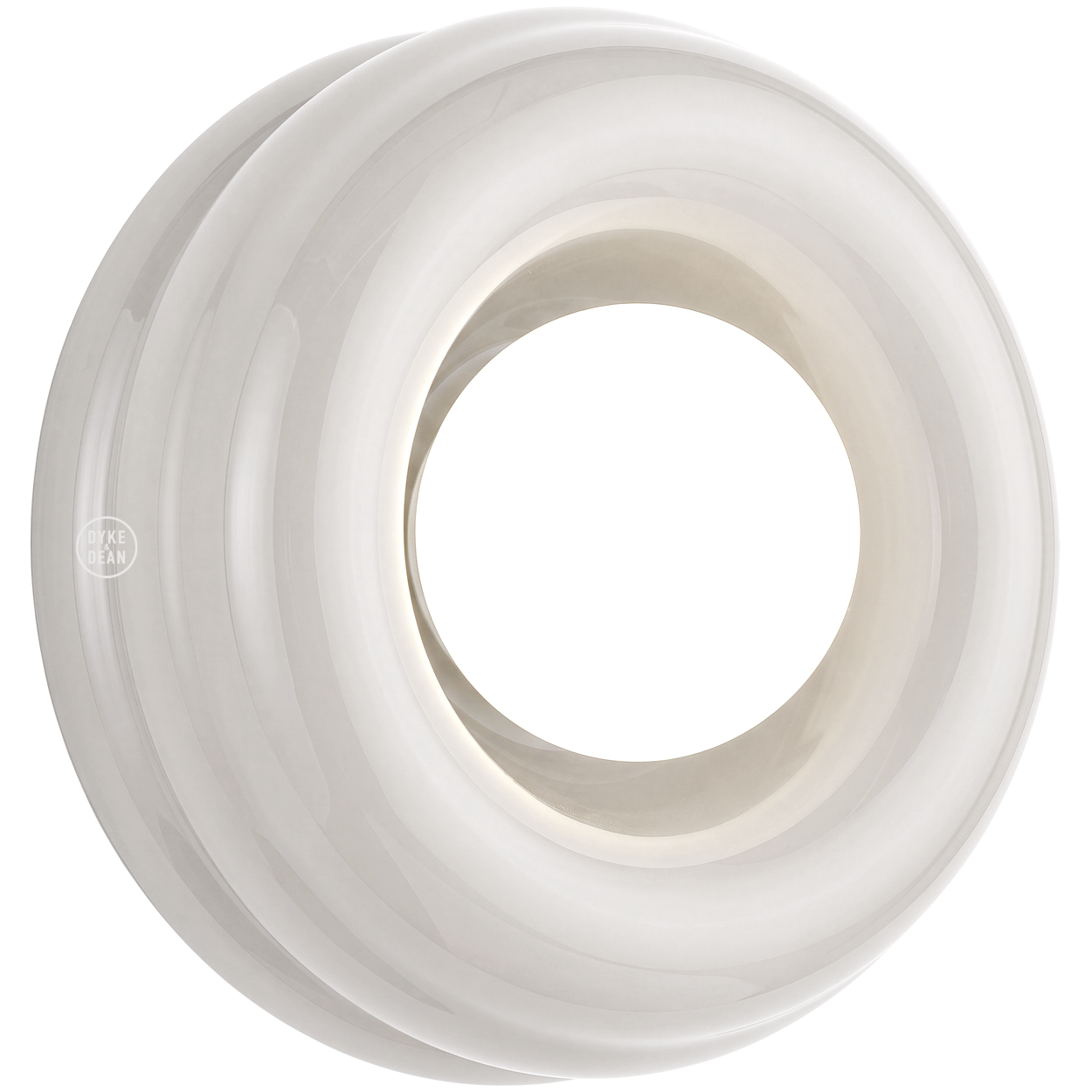 GREY ORBIT GLASS GLOBE WALL CEILING LIGHT