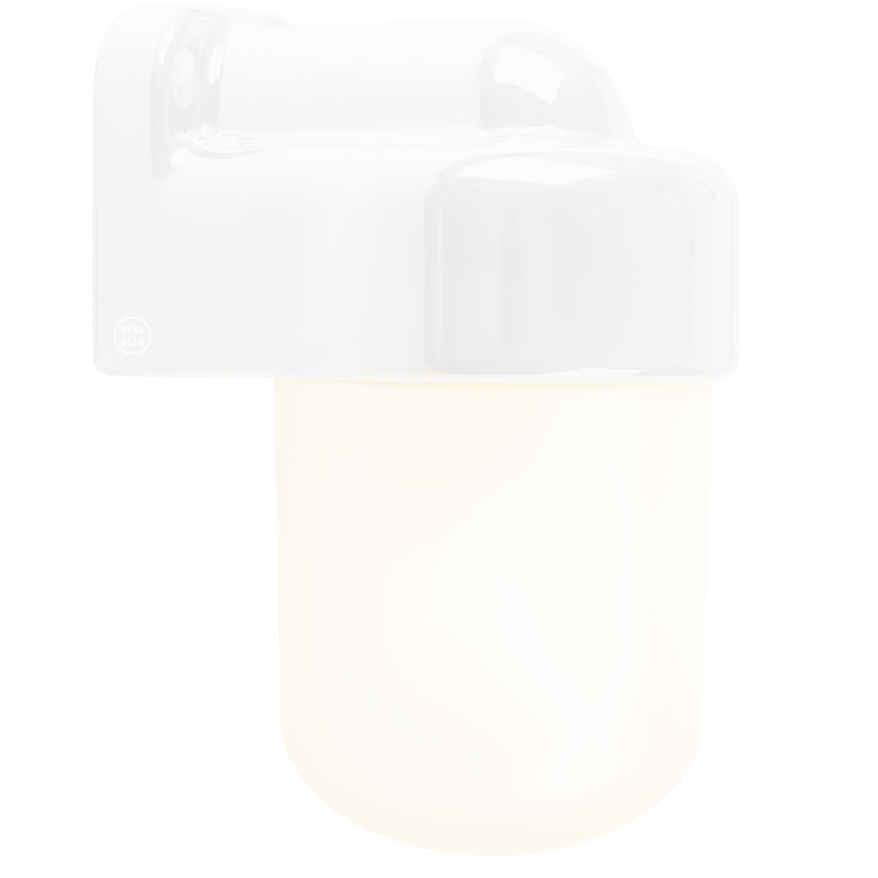 E27 KERAMISK VÆGLYS FROSTET