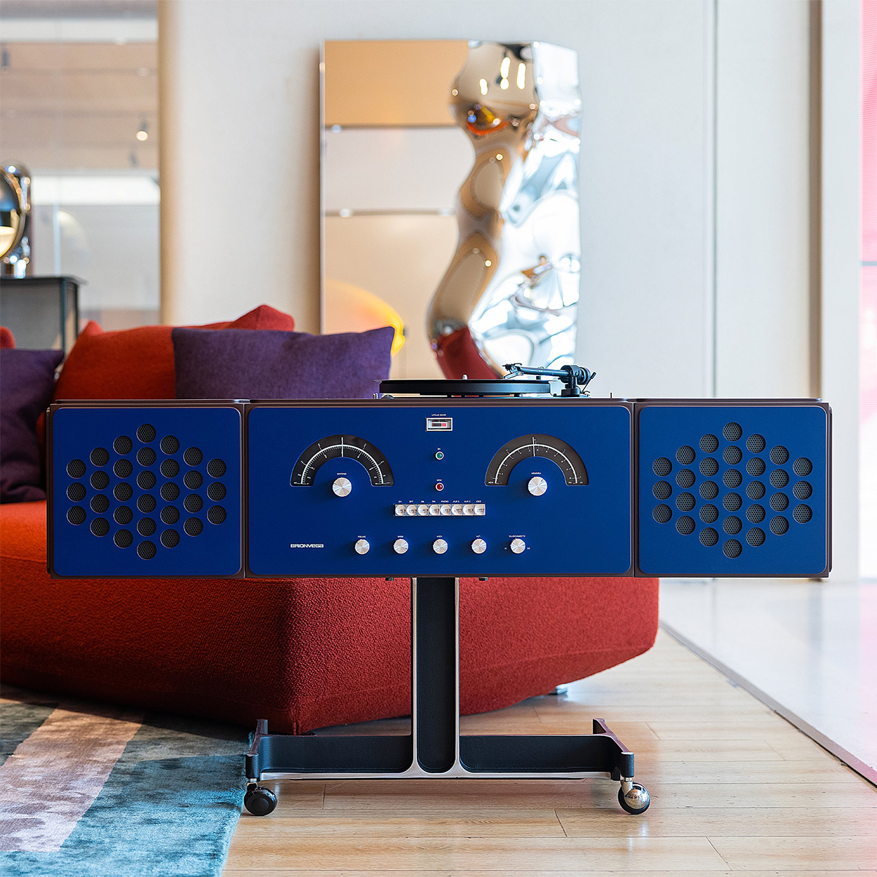 BRIONVEGA RADIOFONOGRAFO RR226 FO-ST BLUE