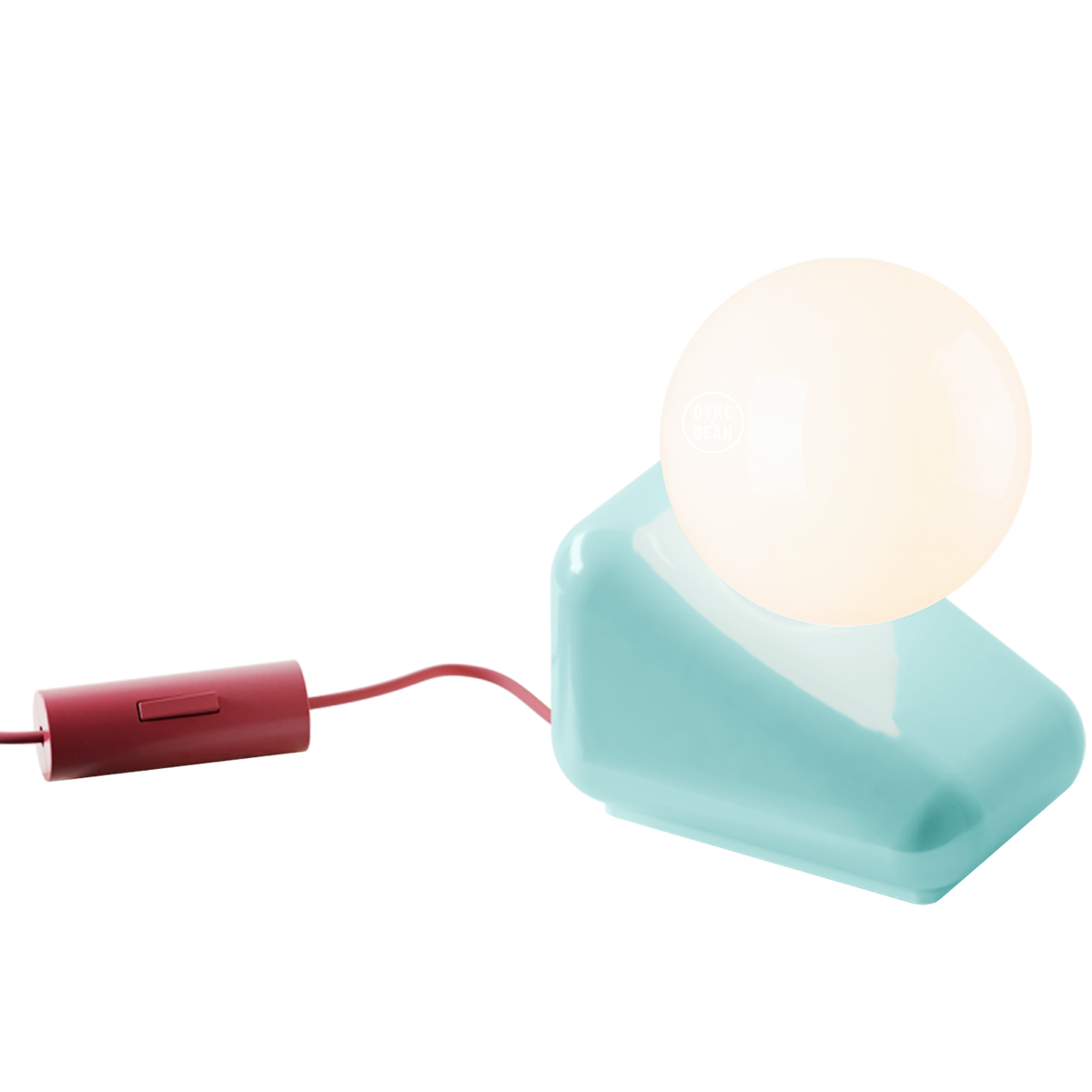 FLIP CERAMIC OPAL GLOBE TABLE LIGHT