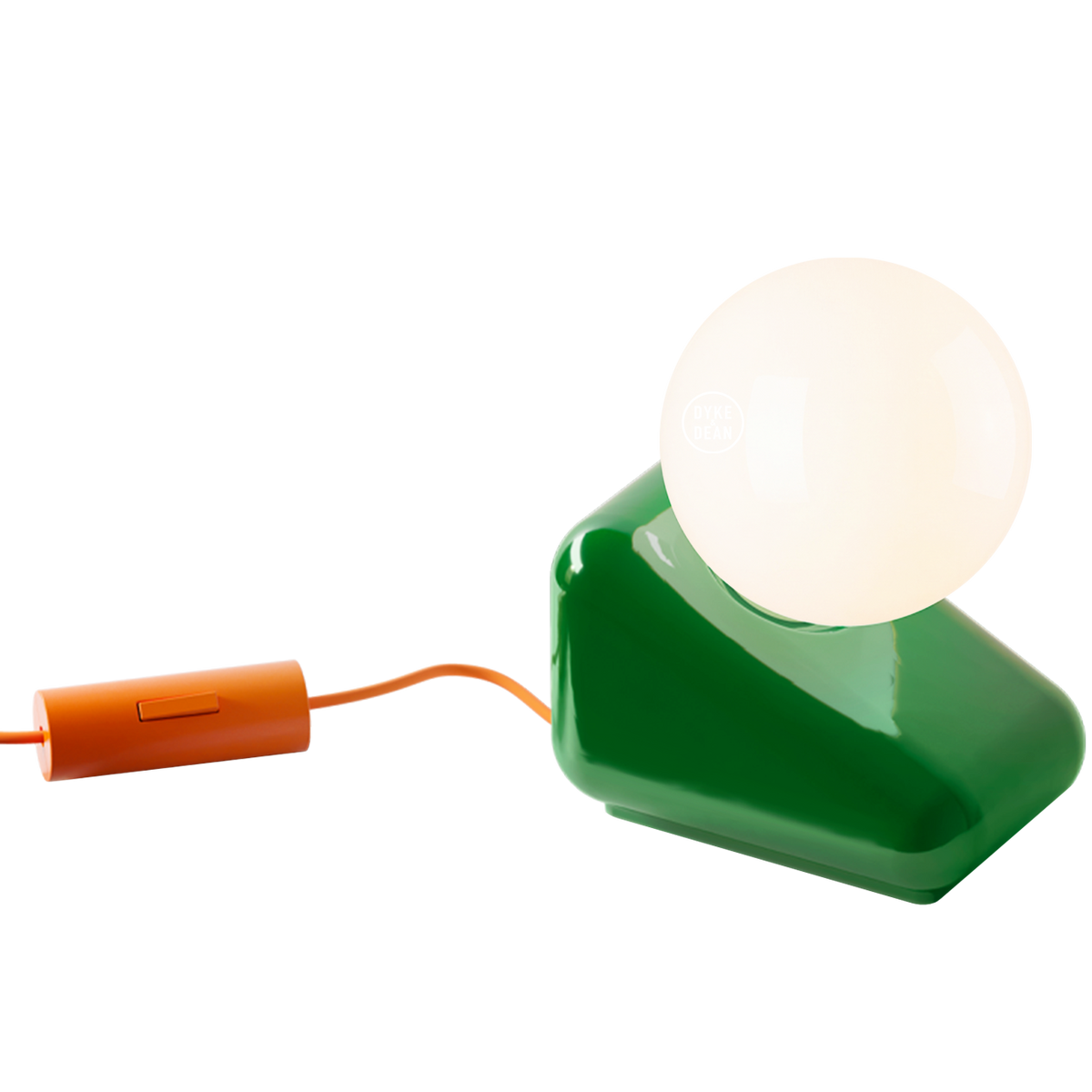 FLIP CERAMIC OPAL GLOBE TABLE LIGHT