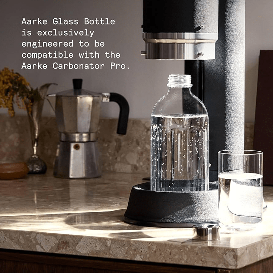AARKE GLASS WATER BOTTLE - DYKE & DEAN