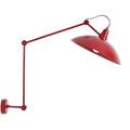 ADJUSTABLE WALL CEILING LIGHT MELOS RED - DYKE & DEAN