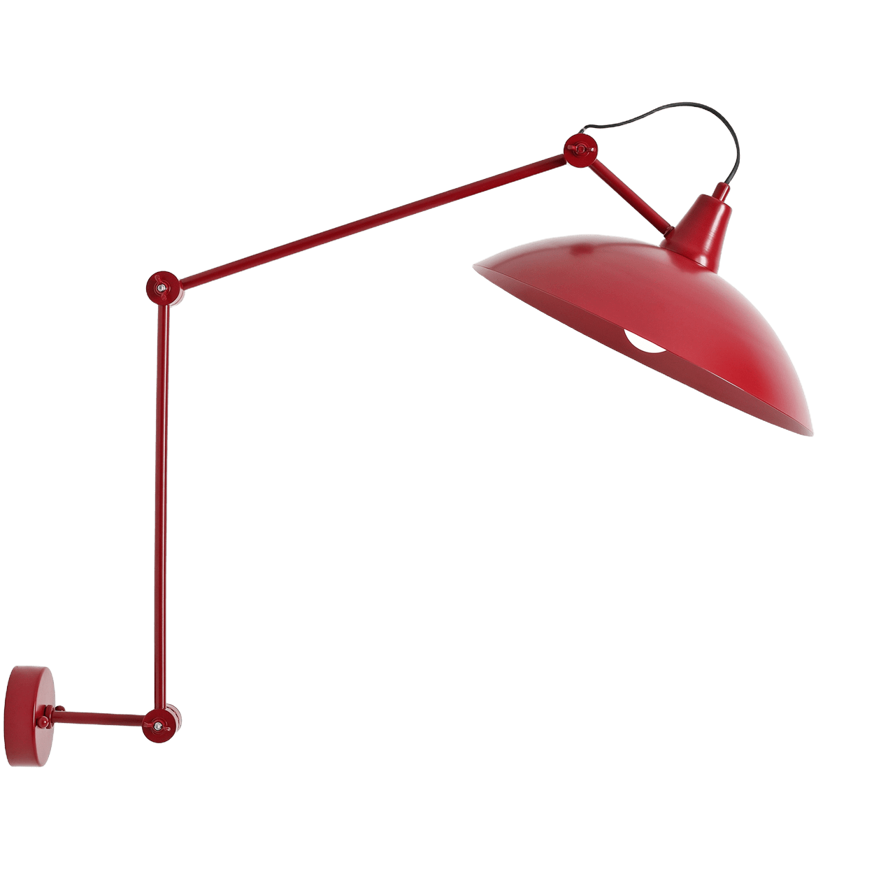 ADJUSTABLE WALL CEILING LIGHT MELOS RED - DYKE & DEAN