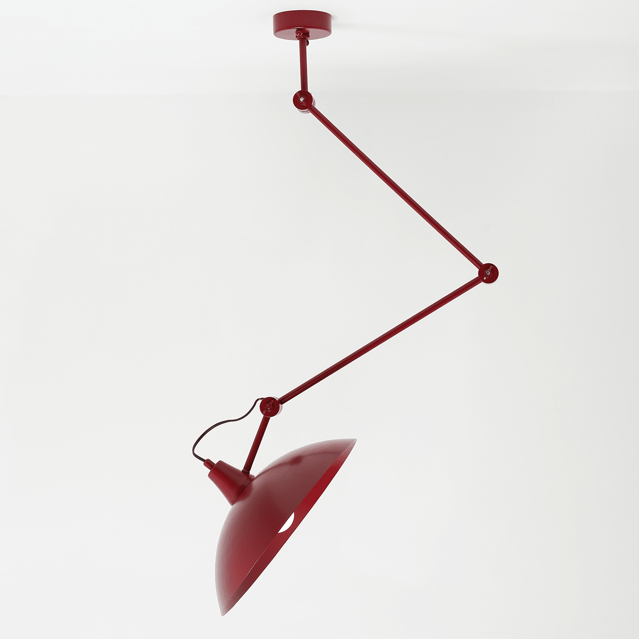 ADJUSTABLE WALL CEILING LIGHT MELOS RED - DYKE & DEAN