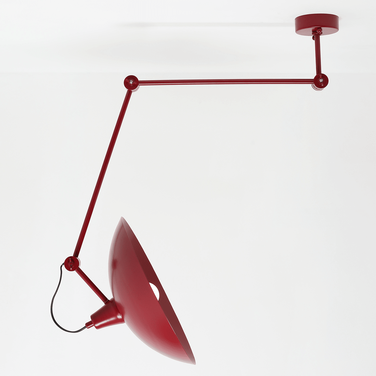 ADJUSTABLE WALL CEILING LIGHT MELOS RED - DYKE & DEAN