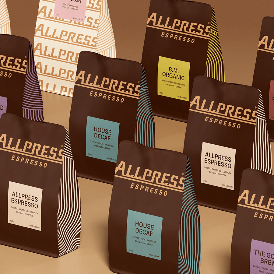 ALLPRESS WHOLE BEAN COFFEE 250g THE GOOD BREW - DYKE & DEAN