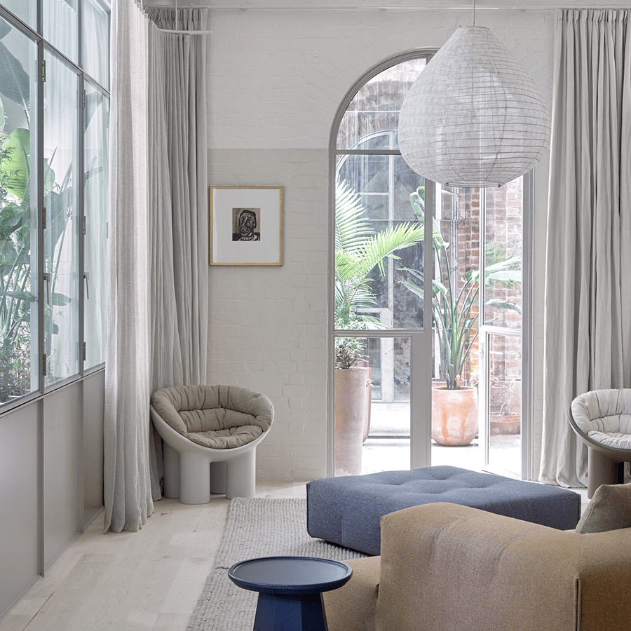 BALI LINEN LIGHT SHADE 70CM - DYKE & DEAN