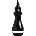 BLACK PORCELAIN PULL HANDLE - DYKE & DEAN