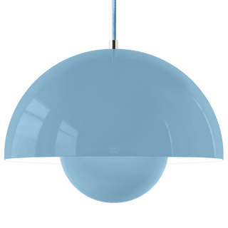 BLOOM POT PENDANT LAMP BLUE LARGE - DYKE & DEAN