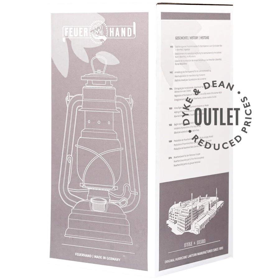 BLUE PETROMAX LANTERN WITH BOX OUTLET - DYKE & DEAN