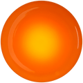 BONBON GLASS SCONCE WALL CEILING LIGHT ORANGE MEDIUM - DYKE & DEAN