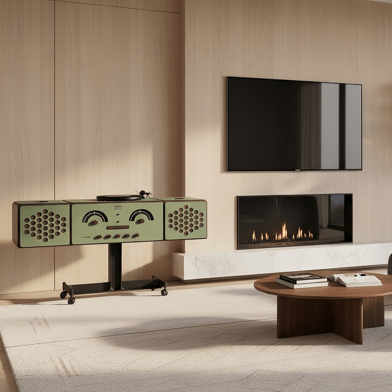 BRIONVEGA RADIOFONOGRAFO 60TH ANNIVERSARY SPECIAL GREEN - DYKE & DEAN