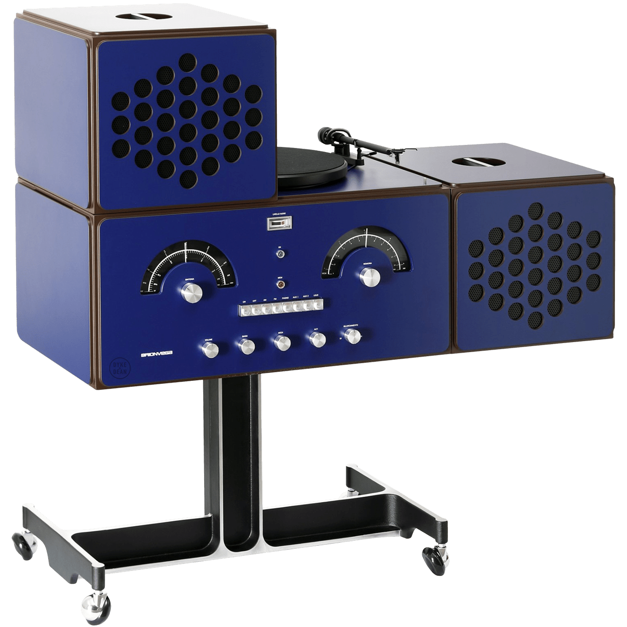 BRIONVEGA RADIOFONOGRAFO RR226 FO - ST BLUE - DYKE & DEAN