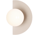 CANDY LOOP GLOBE WALL LIGHT BEIGE - DYKE & DEAN