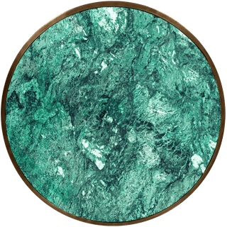 CARRARA GREEN GRANITE FRENCH BISTRO TABLE 20” - DYKE & DEAN