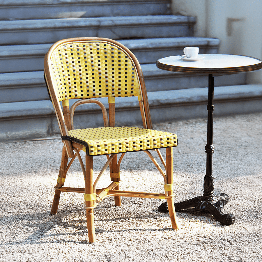 CARRARA GREEN GRANITE FRENCH BISTRO TABLE 20” - DYKE & DEAN