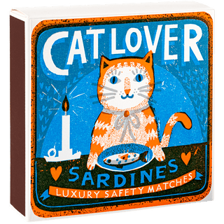 CAT LOVER SARDINES LUXURY SAFETY MATCHES - DYKE & DEAN