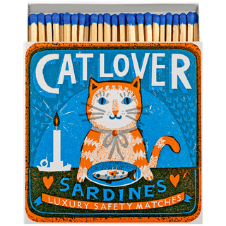 CAT LOVER SARDINES LUXURY SAFETY MATCHES - DYKE & DEAN