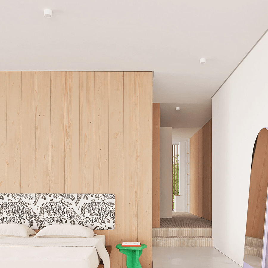 CEILING PUCK LIGHT BLACK - DYKE & DEAN