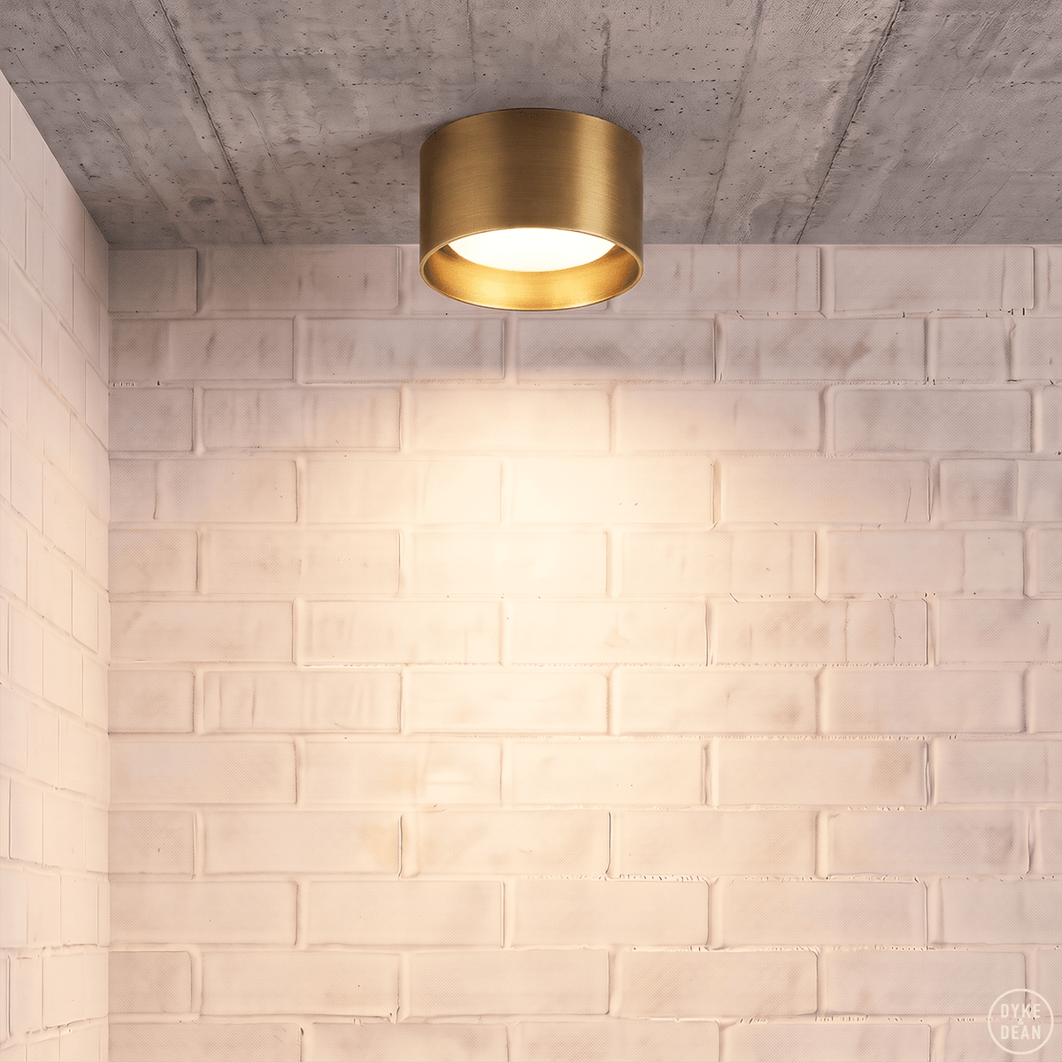 MESSING CYLINDER LAMPE