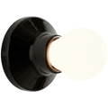 CERAMIC WALL & CEILING LAMP BLACK - DYKE & DEAN
